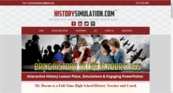 Desktop Screenshot of historysimulation.com